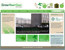 Tablet Screenshot of growyourownscotland.info